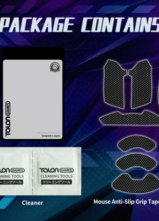 【送料無料】TALONGAMES マウスグリップ テープ Mouse Grip Tape Razer Viper V2 pro 用 極薄 0.5mm 優れる吸水性 アンチスリップ テープ ゲーミングマウス用 滑り止めグリップテープ カット済【 日本正規代理店保証品 】 (TF31)