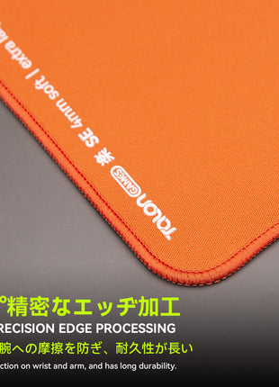 TALONGAMESゲーミングマウスパッド  楽シリーズ eSportsマウスパッド 330x260x4mm 480x400x4mm 布製 クロス 滑り止め機能 ゴムベース エッジ周辺強化 安定した操作感 eスポーツ 中摩擦  Mサイズ Lサイズ