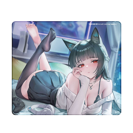 TALONGAMES ゲーミングマウスパッド 星シリーズ eSports マウスパッド ゲーミング専用 布製 クロス 滑り止め機能 ゴムベース エッジ周辺強化 防水加工  eスポーツ 低スピード  Lサイズ Mサイズ 490mm*420mm*5mm 330*260*5mm