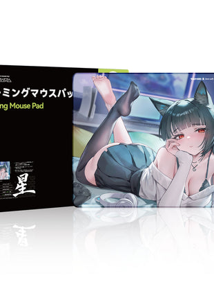TALONGAMES ゲーミングマウスパッド 星シリーズ eSports マウスパッド ゲーミング専用 布製 クロス 滑り止め機能 ゴムベース エッジ周辺強化 防水加工  eスポーツ 低スピード  Lサイズ Mサイズ 490mm*420mm*5mm 330*260*5mm