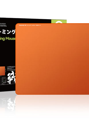 TALONGAMES ゲーミングマウスパッド 戦シリーズ eSports マウスパッド ゲーミング専用 布製 クロス 滑り止め機能 ゴムベース エッジ周辺強化 安定した操作感 eスポーツ 中摩擦 Mサイズ Lサイズ 大型 ブラック オレンジ