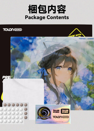 TALONGAMES ガラス ゲーミングマウスパッド 大型 プロ仕様 スピードタイプ 超高温強化ガラス 超スムーズ 極薄2mm設計 アニメ 高精度操作 耐久・静音設計 滑り止め 月面デザイン 490×420mm ゲーミング マウスパッド 渚 NAGISA