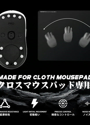 TALONGAMES 雲シリーズ マウスソール 汎用 クロスマウスパッド専用6mm 円形 48個入り ユニバーサル 高耐久 耐摩耗 スピード マウススケート 低ノイズ ゲーミングマウス 【 日本正規代理店保証品 】