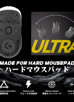TALONGAMES マウスソール 汎用 ハードマウスパッド専用6mm 円形 48個入り ユニバーサル 超高耐久 超耐摩耗 マウススケート 低ノイズ ゲーミングマウス 墨シリーズ ブラック