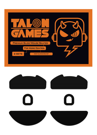【 コントロール重視タイプ 】 TALONGAMES コントロール バージョン マウスソール Razer DeathAdder V4 Pro ワイヤレス 用 交換用 2セット入り 高耐久 低摩擦 Super Smooth 交換用 【 日本正規代理店保証品 】