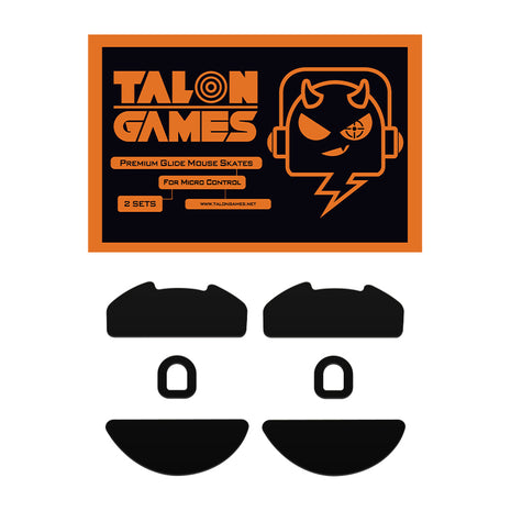 【 コントロール重視タイプ 】 TALONGAMES コントロール バージョン マウスソール Razer DeathAdder V4 Pro ワイヤレス 用 交換用 2セット入り 高耐久 低摩擦 Super Smooth 交換用 【 日本正規代理店保証品 】