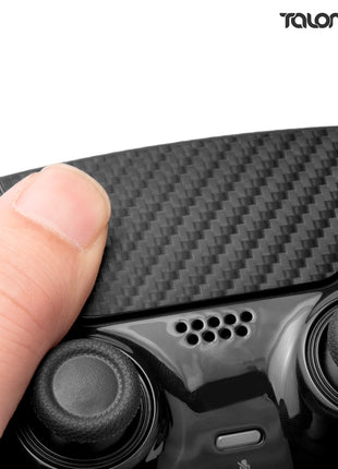 TALONGAMES PS5 DualSense Edge コントローラー用 タッチパッド プロテクター PlayStation5 コントローラー 用 保護シール  2個入り 貼り付け簡単 簡単保護 保護テープ 保護シール タッチパッドカバー (カーボンファイバブラック) (TD35)