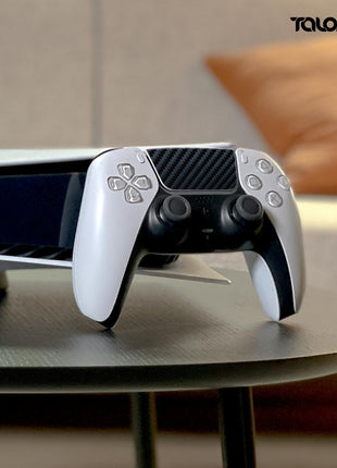 TALONGAMES PS5 DualSense コントローラー 用 タッチパッド プロテクター PlayStation5 コントローラー 用 保護シール 2個入り 取り付け簡単 簡単保護 保護テープ 保護スキン タッチパッドカバー (カーボンファイバブラック)(TD11)