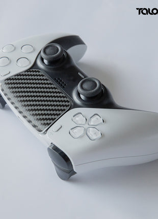 TALONGAMES PS5 DualSense コントローラー 用 タッチパッド プロテクター PlayStation5 コントローラー 用 保護シール 2個入り 取り付け簡単 簡単保護 保護テープ 保護スキン タッチパッドカバー (カーボンファイバブラック)(TD11)