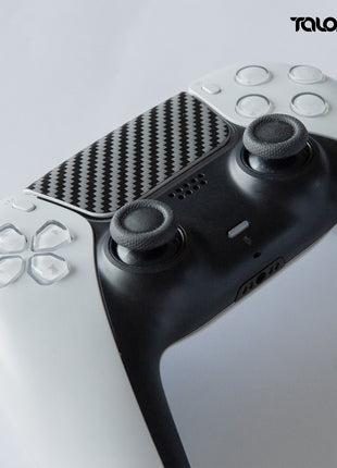 TALONGAMES PS5 DualSense コントローラー 用 タッチパッド プロテクター PlayStation5 コントローラー 用 保護シール 2個入り 取り付け簡単 簡単保護 保護テープ 保護スキン タッチパッドカバー (カーボンファイバブラック)(TD11)