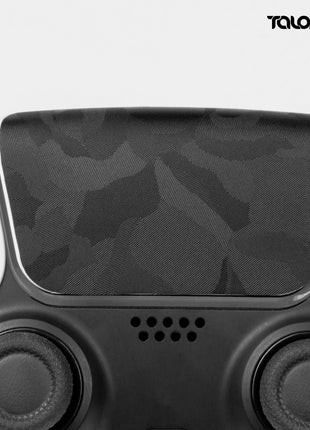 TALONGAMES PS5 DualSense コントローラー 用 タッチパッド プロテクター PlayStation5 コントローラー 用 保護シール 2個入り  取り付け簡単 簡単保護  保護テープ 保護スキン タッチパッドカバー (ミラージュ迷彩 ブラック)(TD45)