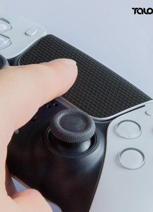 TALONGAMES PS5 DualSense コントローラー 用 タッチパッド プロテクター PlayStation5 コントローラー 用 保護シール 2個入り 取り付け簡単 簡単保護 保護テープ 保護スキン タッチパッドカバー (マトリックスブラック)(TD12)