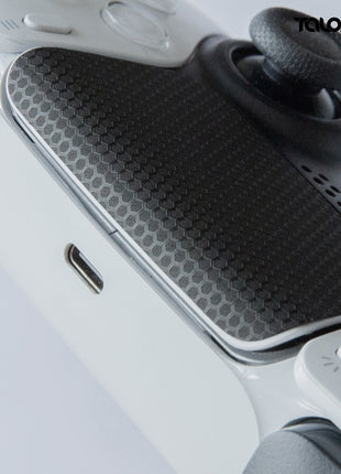 TALONGAMES PS5 DualSense コントローラー 用 タッチパッド プロテクター PlayStation5 コントローラー 用 保護シール 2個入り 取り付け簡単 簡単保護 保護テープ 保護スキン タッチパッドカバー (マトリックスブラック)(TD12)