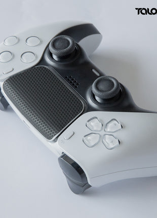 TALONGAMES PS5 DualSense コントローラー 用 タッチパッド プロテクター PlayStation5 コントローラー 用 保護シール 2個入り 取り付け簡単 簡単保護 保護テープ 保護スキン タッチパッドカバー (マトリックスブラック)(TD12)