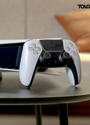 TALONGAMES PS5 DualSense コントローラー 用 タッチパッド プロテクター PlayStation5 コントローラー 用 保護シール 2個入り  取り付け簡単 簡単保護  保護テープ 保護スキン タッチパッドカバー ( スネークスケールブラック ) (TD48)