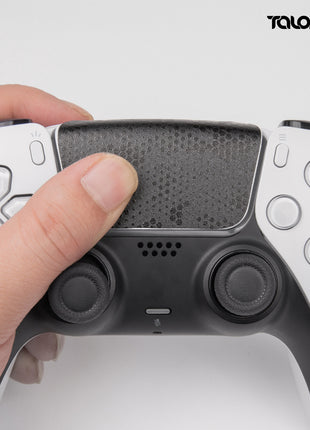 TALONGAMES PS5 DualSense コントローラー 用 タッチパッド プロテクター PlayStation5 コントローラー 用 保護シール 2個入り  取り付け簡単 簡単保護  保護テープ 保護スキン タッチパッドカバー ( スネークスケールブラック ) (TD48)