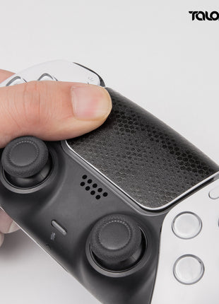 TALONGAMES PS5 DualSense コントローラー 用 タッチパッド プロテクター PlayStation5 コントローラー 用 保護シール 2個入り  取り付け簡単 簡単保護  保護テープ 保護スキン タッチパッドカバー ( スネークスケールブラック ) (TD48)