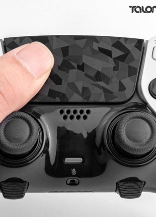 TALONGAMES PS5 DualSense Edge コントローラー 用 タッチパッド プロテクター PlayStation5 ワイヤレスコントローラー 用 保護シール 保護テープ タッチパッドカバー 爽やかな触り心地 (3D ダイヤモンドブラック) (TD42)