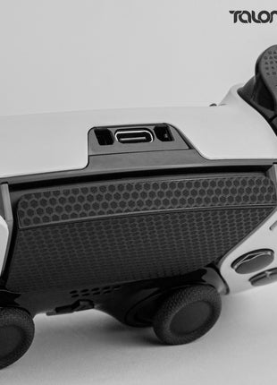 TALONGAMES PS5 DualSense Edge コントローラー用 タッチパッド プロテクター PlayStation5 コントローラー 用 保護シール  2個入り 貼り付け簡単 簡単保護 保護テープ 保護シール タッチパッドカバー( ハニカムブラック ) (TD41)
