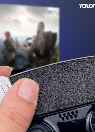 TALONGAMES PS5 DualSense Edge コントローラー用 タッチパッド プロテクター PlayStation5 コントローラー 用 保護シール  2個入り 貼り付け簡単 簡単保護 保護テープ 保護シール タッチパッドカバー (タクティカルブラック)(TD62)