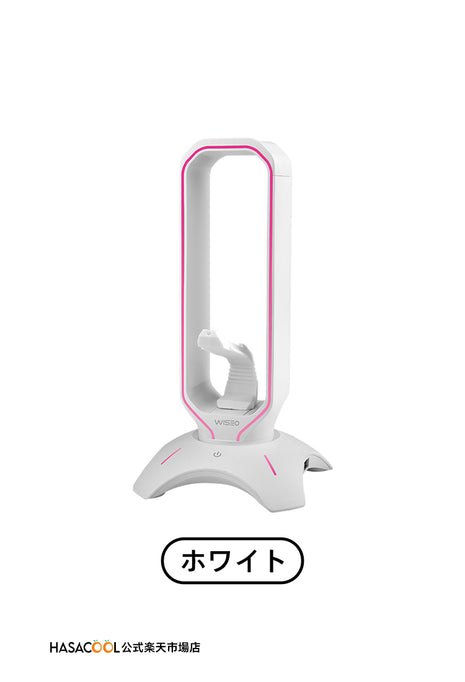 【送料無料】 WAIZOWL ヘッドホンスタンド ホルダー ヘッドセット かけ イヤホン スタンド テーブル 収納 軽量 滑り止め ケーブルホルダー 保管 収納 ヘッドセット置き 組立簡単 シンプル オシャレ ディスプレイ 滑り止め USBポート付