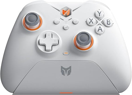 BIGBIG WON Gale コントローラー 2.4Gワイヤレス switch スイッチ PCコントローラー 充電ベース付きのBluetooth Switchゲームパッド、PCアプリの設定制御、4つのカスタムボタン、Switch/Switch Lite/Switch OLED/Windows/Android/IOSに対応（ブラック / ホワイト）