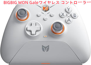 BIGBIG WON Gale コントローラー 2.4Gワイヤレス switch スイッチ PCコントローラー 充電ベース付きのBluetooth Switchゲームパッド、PCアプリの設定制御、4つのカスタムボタン、Switch/Switch Lite/Switch OLED/Windows/Android/IOSに対応（ブラック / ホワイト）